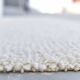 Tapis rose doux et discret 300x200 cm, tapis en laine rose de style marocain