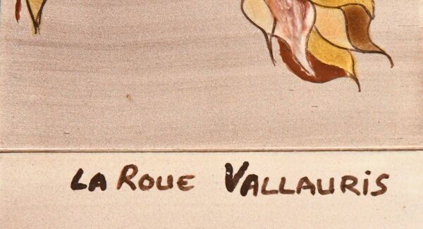 Table basse vintage par Georges Pelletier pour La Roue à Vallauris 1970