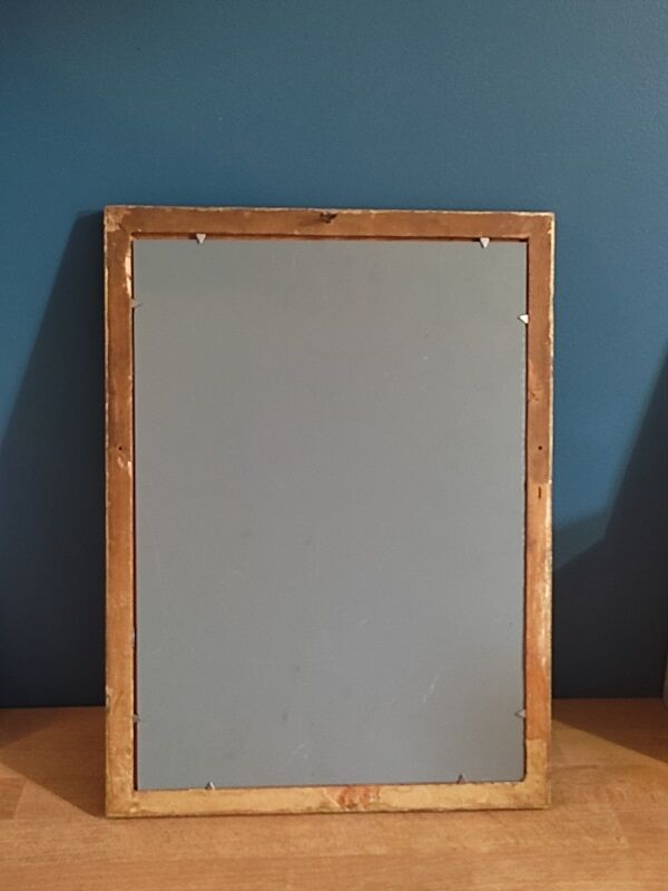 Mirror solid wood frame carved gilded