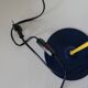 Veneta Lumi Memphis Milano Colorblock style table lamp - 80s