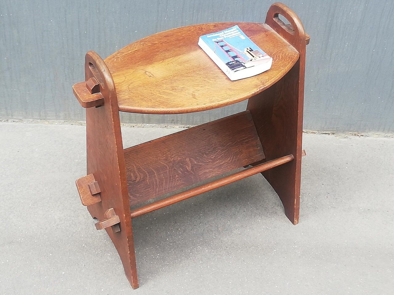 Brutalist side table 50s