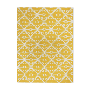 kilim afghan jaune 239