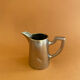 Silver metal teapot
