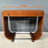 Walnut Console Desk, Art Deco – 1930