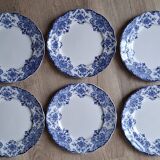 Set of 6 flat plates Dordrecht BFK 1920