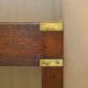 Bureau de campagne militaire Kennedy Harrods en bois dur
