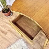Vintage rattan table, desk