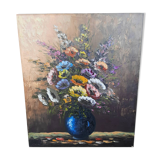 Tableau toile bouquet de fleurs
