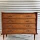 Vintage Scandinavian chest of drawers with 4 drawers