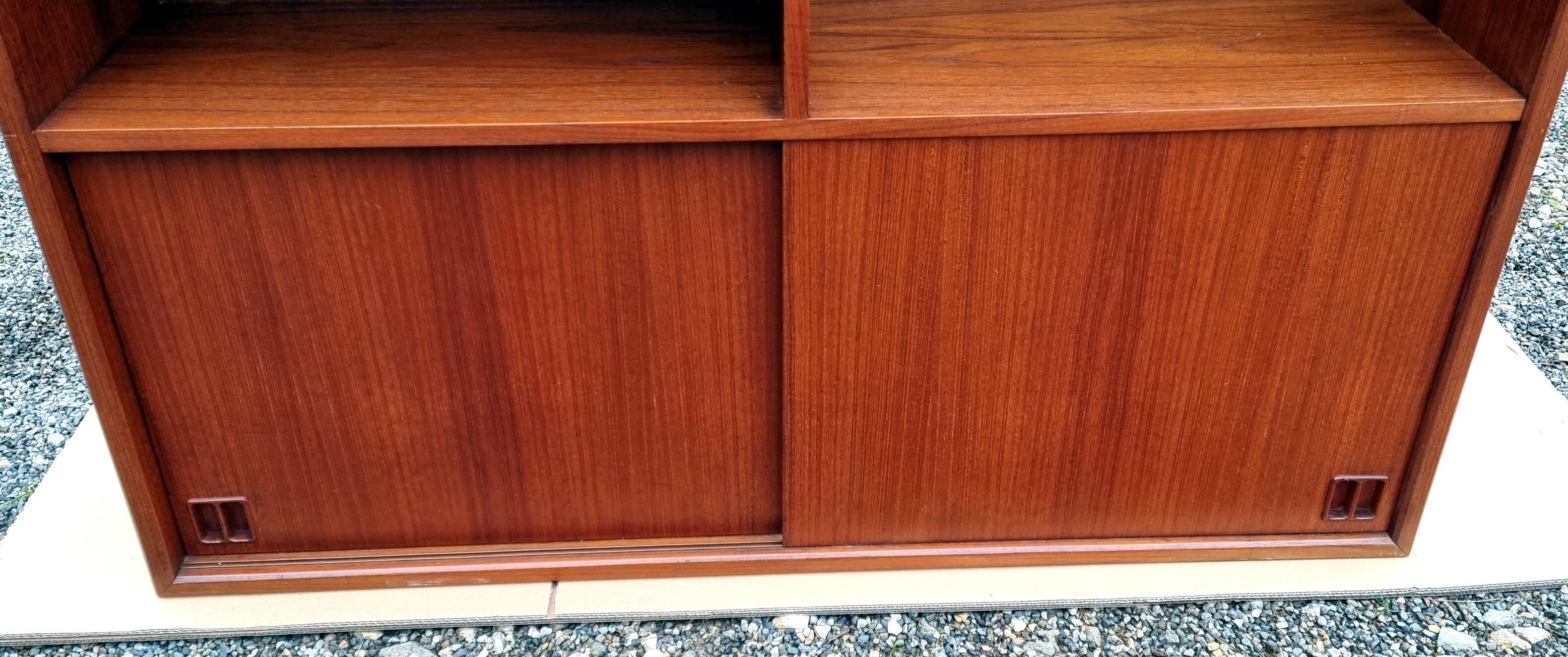 Scandinavian teak bookcase Samcom Denmark
