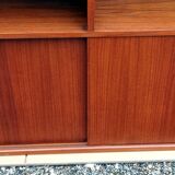 Scandinavian teak bookcase Samcom Denmark