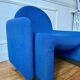 Vintage 70s wool fireside chair
