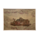 Painting on canvas has decoration of a scene in the Antique Decorative panel nineteenth century