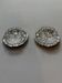 Crystal and silver-plated salt and pepper shakers