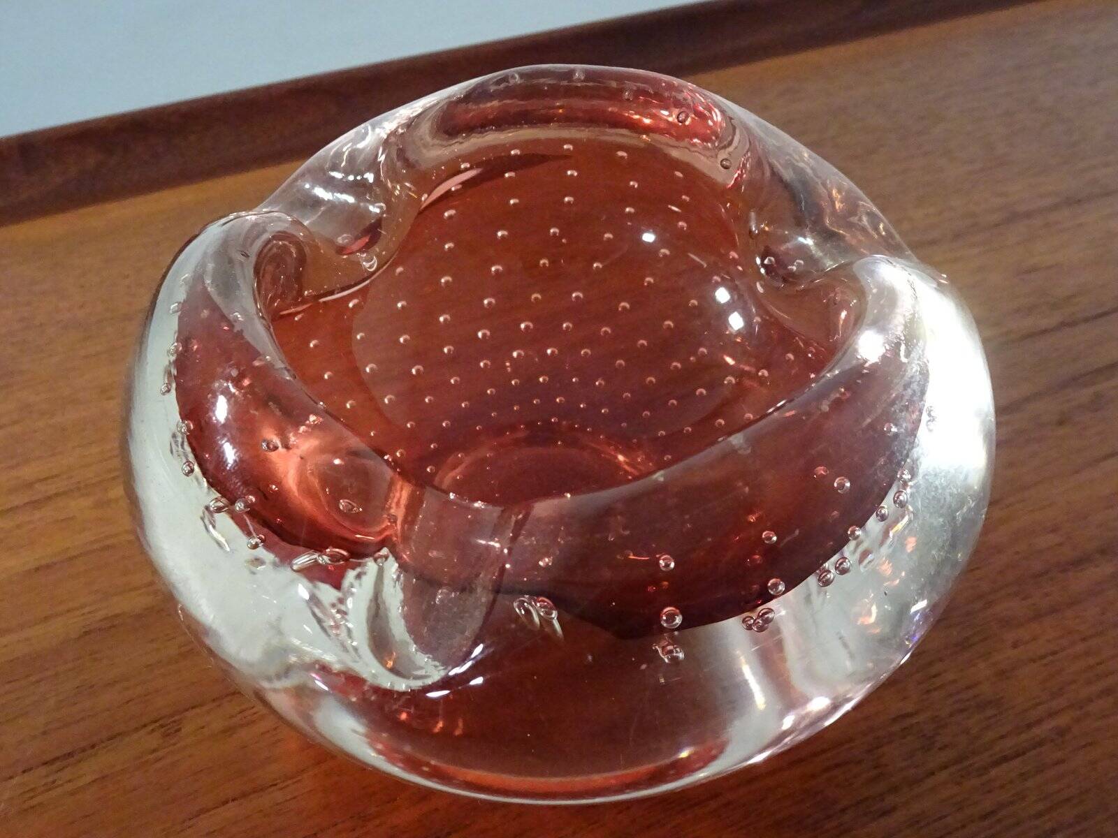 Italian Murano Glass Ashtrays, 1960s, Set of 2