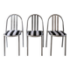 3 chaises Robert Mallet-Stevens No.222 Pallucco Italia