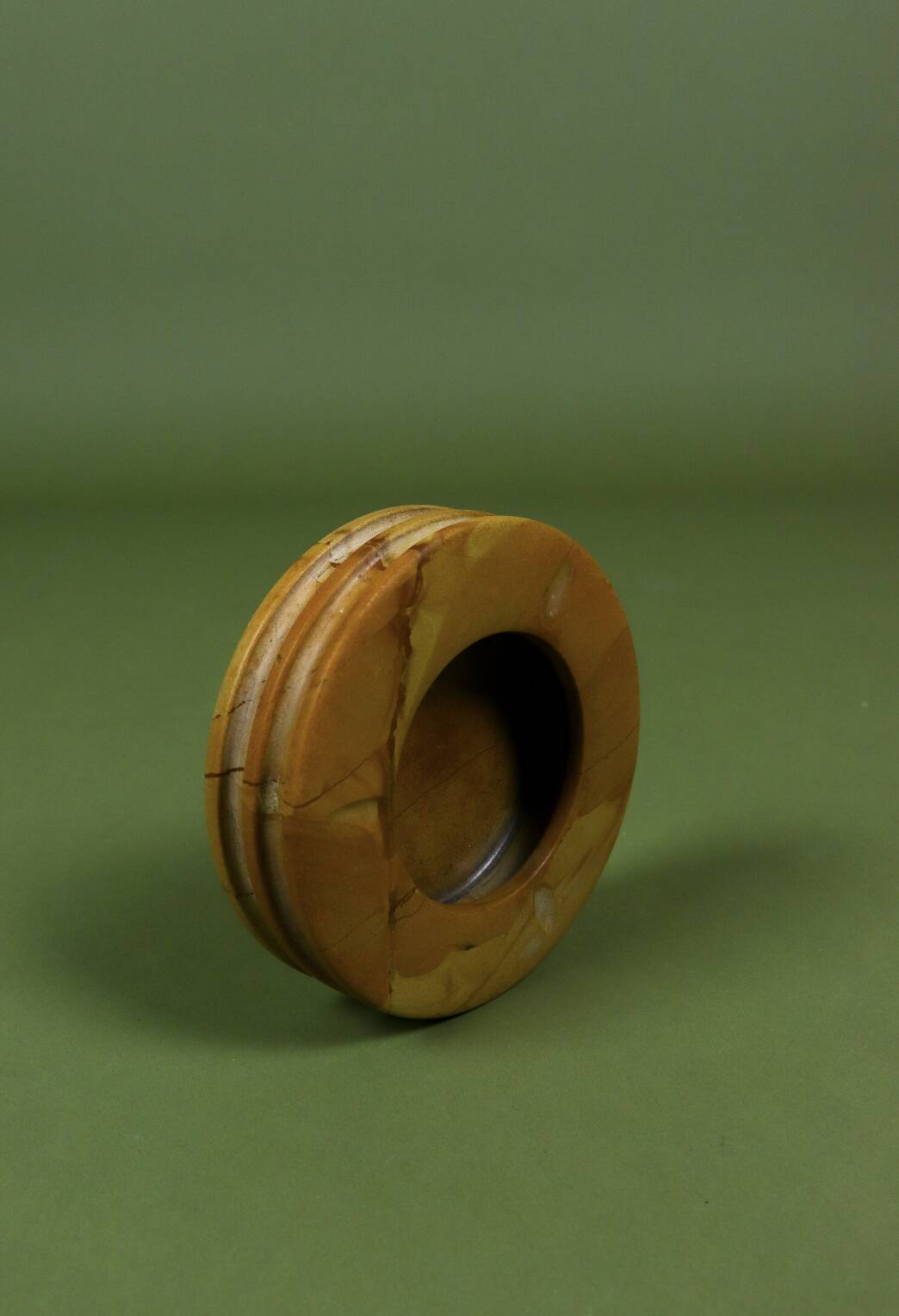 Cendrier vide-poche en pierre naturel onyx vintage