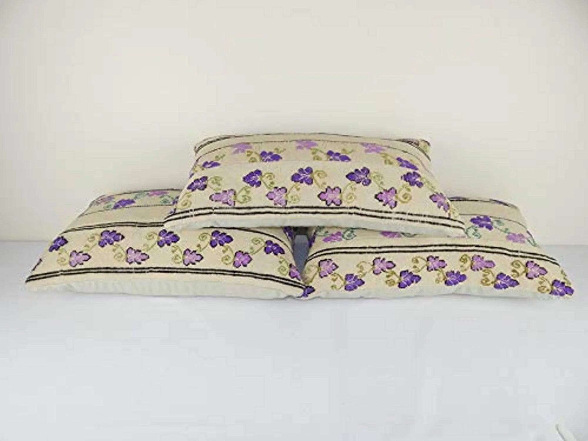 Set of 3 vintage kilim cushion covers 61x36 cm