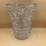 Vintage vase cut into facets of the 30s
