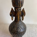 Vase en terre cuite à anneaux