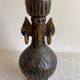 Ringed terracotta vase