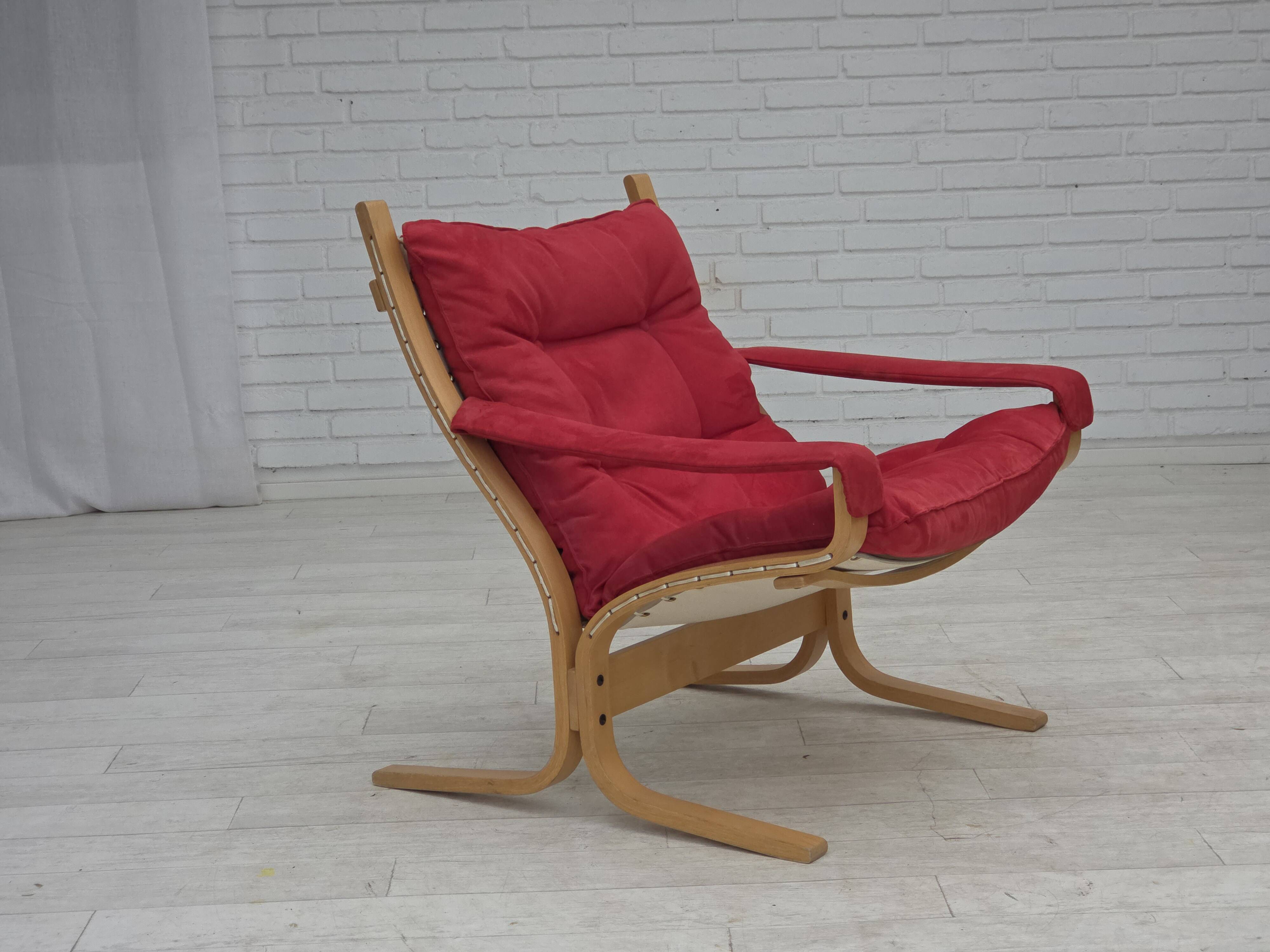 1970s, Norwegian design by Ingmar Relling, model "Siesta", set of 2 chairs.