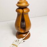 Lampe à poser bois massif 1960