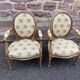 Pair of louis xvi style living room armchairs