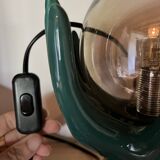 Green hands ceramic lamp