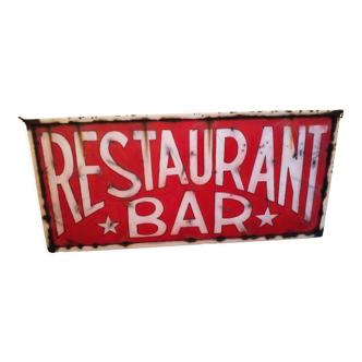 Restaurant bar sign