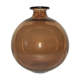Smoked glass vase Plus Norway glass