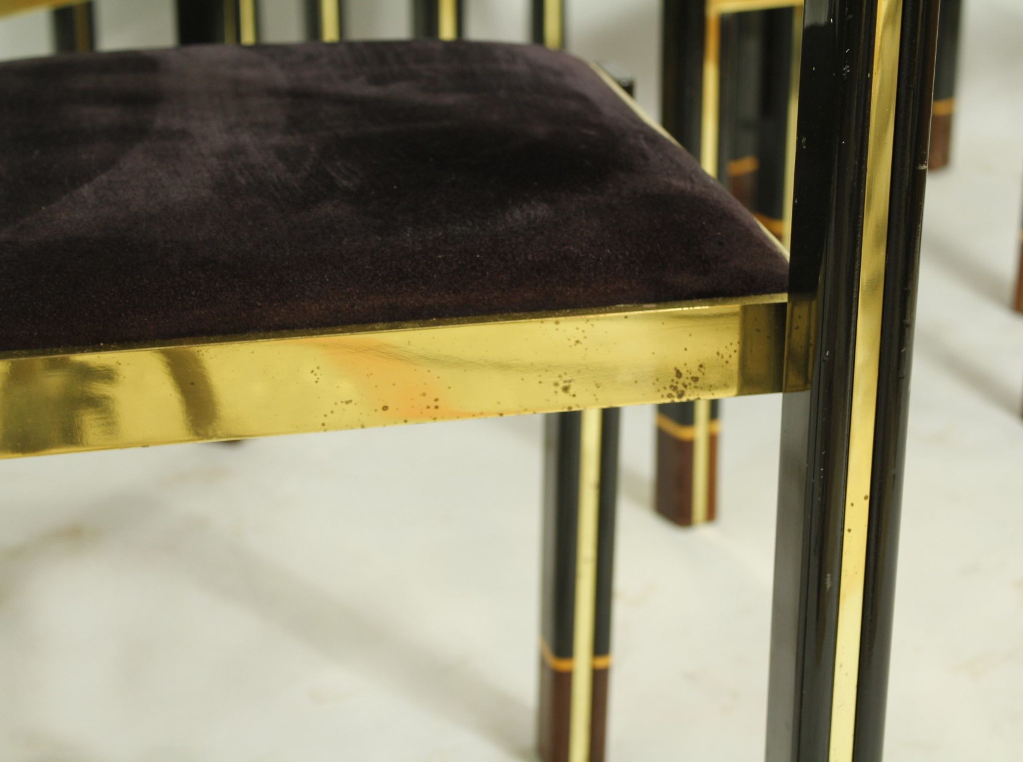 Set of 6 Chairs by Paolo Barracchia for Roman Deco, 1978
