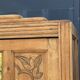 Parisian Art Deco wardrobe in raw oak, renovated.