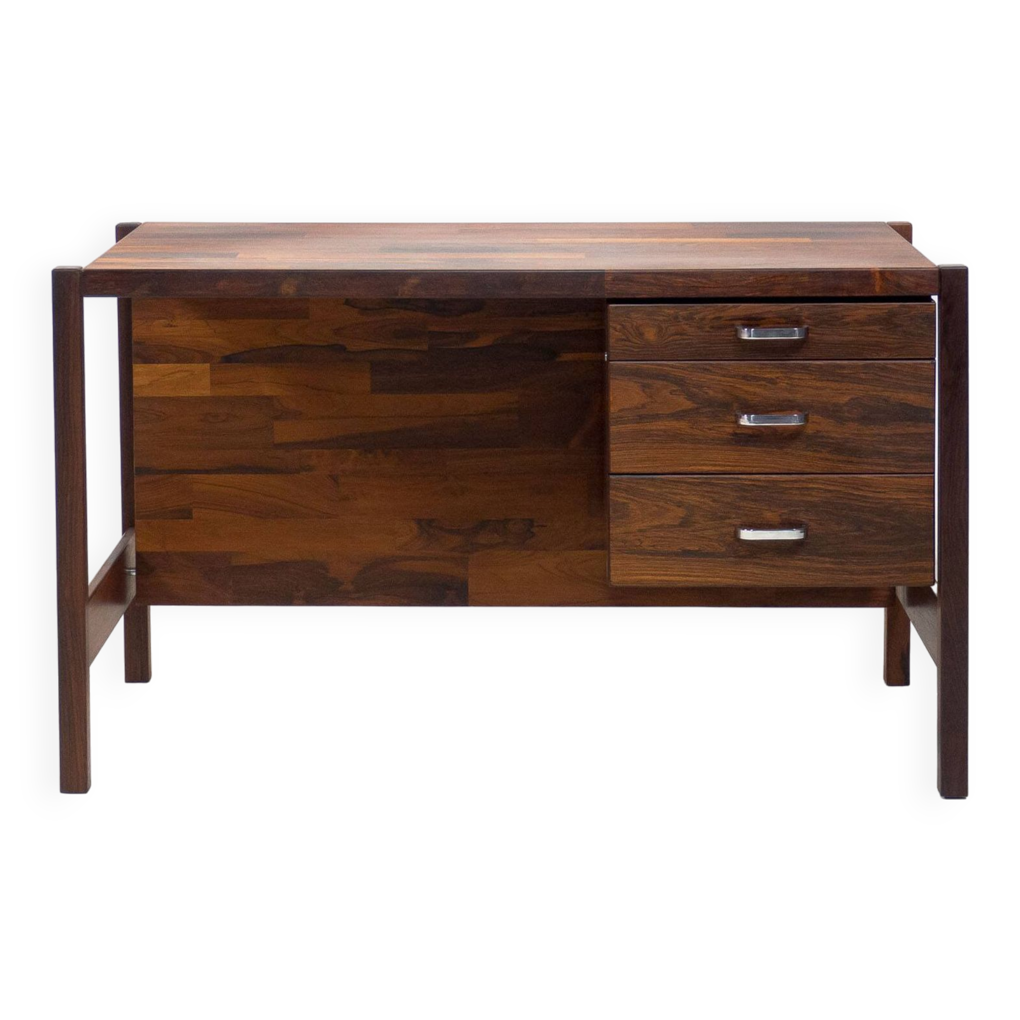 L’Atelier San Paolo rosewood writing desk by Jorge Zalszupin