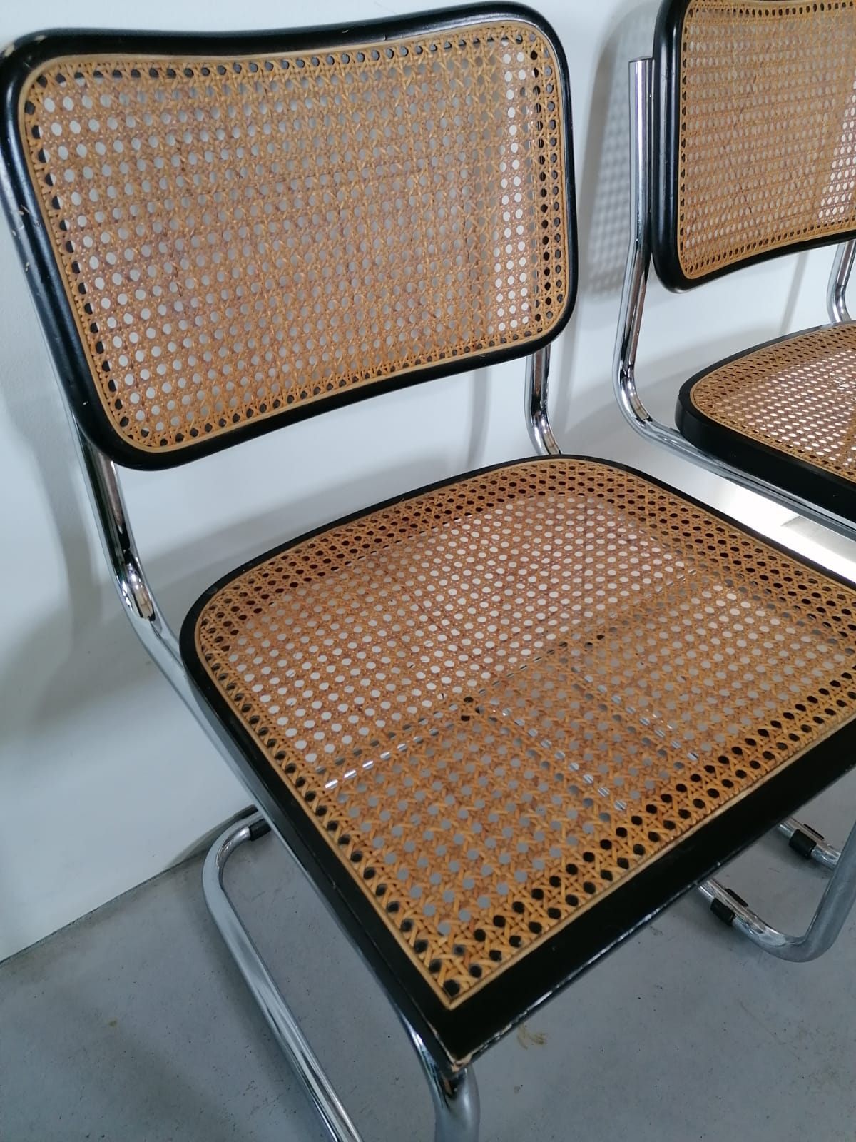 Pair of chairs Marcel Breuer B32