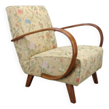 1950s Refurbished Jindrich Halabala  Armchair, Czechoslovakia