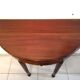 Console demi-lune en merisier