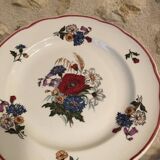 Set of 12 Sarreguemines plates