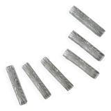6 cut crystal knife holders, elegant table accessories