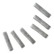 6 cut crystal knife holders, elegant table accessories