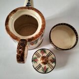 HB Quimper teapot and sugar bowl set