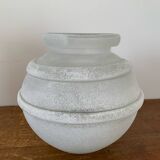 Vase Scavo, Murano, blanc, circa 1980