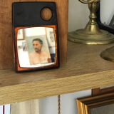 Travel barber mirror