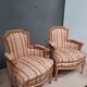 Paire de bergere style Louis XVI