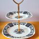 Gien Ibis porcelain appetizer/cake serving set