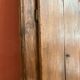 Antique Rustic Tuscan Window in Chestnut with Original Wrought Iron Hardware, 1800s