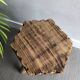 Wooden tripod bottom stool