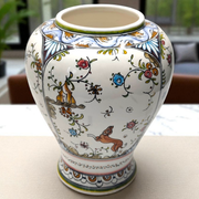 21st Century Filer Portuguese Hand-Painted Vase – Vibrant Folk Art