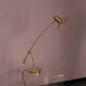 Set of 2 desk or table lamps in brass by Massive Belgium 1980's
