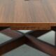 Square extendable dining table by Silvio Coppola for Bernini